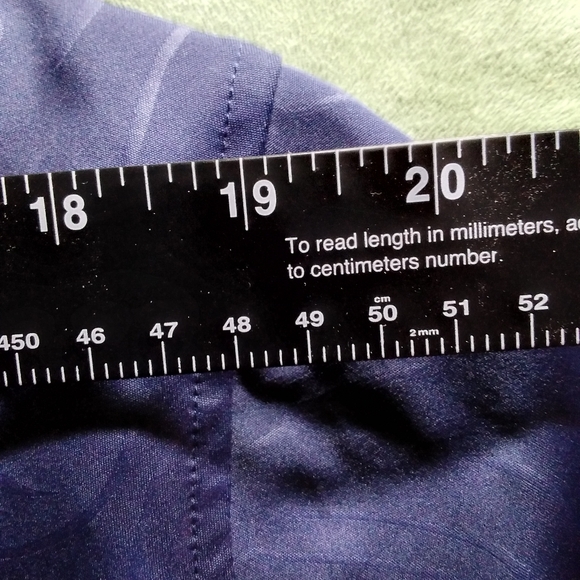 MAelreg performance polo Long sleeve XL Dark blue swirl pattern yellow t… - Picture 10 of 15